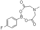 2-(4-Fluorophenyl)dihydro-6-methyl-4H-1,3,6,2-dioxazaborocine-4,8(5H)-dione molecular structure (CAS 1257641-06-7)