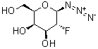 2-Deoxy-2-fluoro-beta-D-galactopyranosyl azide molecular structure (CAS 1258940-79-2)