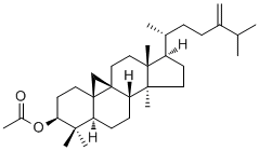 24-Methylenecycloartanol acetate molecular structure (CAS 1259-94-5)