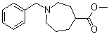 Hexahydro-1-(phenylmethyl)-1H-azepine-4-carboxylic acid methyl ester molecular structure (CAS 1259064-94-2)