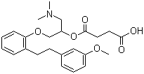 Sarpogrelate molecular structure (CAS 125926-17-2)