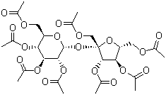 蔗糖八乙酸酯分子结构 (CAS 126-14-7)