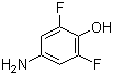 结构式 CAS# 126058-97-7, 4-氨基-2,6-二氟苯酚