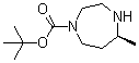 (5S)-Hexahydro-5-methyl-1H-1,4-diazepine-1-carboxylic acid 1,1-dimethylethyl ester molecular structure (CAS 1260619-37-1)