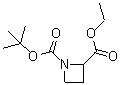 1,2-Azetidinedicarboxylic acid 1-(1,1-dimethylethyl) 2-ethyl ester molecular structure (CAS 1260639-22-2)