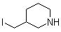 3-(Iodomethyl)piperidine molecular structure (CAS 1260856-53-8)