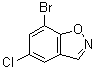 7-Bromo-5-chloro-1,2-benzisoxazole molecular structure (CAS 1260903-12-5)