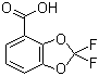 2,2-Difluoro-1,3-benzodioxole-4-carboxylic acid molecular structure (CAS 126120-85-2)