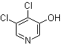 structure of CAS# 1261269-63-9, 4,5-Dichloro-3-pyridinol