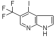 结构式 CAS# 1261365-97-2, 4-碘-5-(三氟甲基)-1H-吡咯并[2,3-b]吡啶
