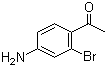 structure of CAS# 1261497-12-4, 4'-Amino-2'-bromoacetophenone;1-(4-Amino-2-bromophenyl)ethanone