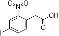 4-Iodo-2-nitrobenzeneacetic acid molecular structure (CAS 1261853-80-8)
