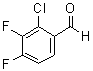 结构式 CAS# 1261869-07-1, 2-氯-3,4-二氟苯甲醛