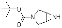 structure of CAS# 1262407-18-0, 3,6-Diazabicyclo[3.1.0]hexane-3-carboxylic acid 1,1-dimethylethyl ester