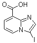结构式 CAS# 1262409-63-1, 3-碘咪唑并[1,2-a]吡啶-8-羧酸乙酯