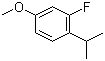 structure of CAS# 1262414-96-9, 2-Fluoro-4-methoxy-1-isopropylbenzene;2-(2'-Fluoro-4'-methoxyphenyl)propane