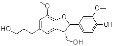7R,8S-Dihydrodehydrodiconiferyl alcohol molecular structure (CAS 126253-41-6)