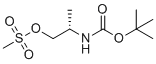 (S)-Methanesulfonic acid 2-Boc-amino-propyl ester molecular structure (CAS 126301-16-4)