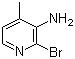 structure of CAS# 126325-50-6, 3-Amino-2-bromo-4-picoline;3-Amino-2-bromo-4-methylpyridine