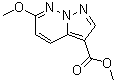 结构式 CAS# 1263279-79-3, 6-甲氧基吡唑并[1,5-b]哒嗪-3-羧酸甲酯