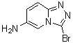 结构式 CAS# 1263283-48-2, 3-溴-1,2,4-三唑并[4,3-a]吡啶-6-胺