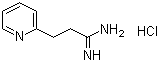 2-Pyridinepropanimidamide hydrochloride (1:1) molecular structure (CAS 1263284-76-9)