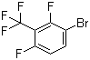 1-Bromo-2,4-difluoro-3-(trifluoromethyl)benzene molecular structure (CAS 1263377-74-7)