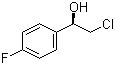 structure of CAS# 126534-43-8, (R)-2-Chloro-1-(4-fluorophenyl)ethanol