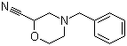 4-Benzylmorpholine-2-carbonitrile molecular structure (CAS 126645-52-1)