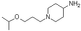 1-[3-(1-Methylethoxy)propyl]-4-piperidinamine molecular structure (CAS 1267023-72-2)