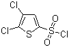 结构式 CAS# 126714-85-0, 2,3-二氯-5-氯磺酰基噻吩