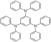 结构式 CAS# 126717-23-5, 1,3,5-三(二苯基氨基)苯; N,N,N',N',N'',N''-六苯基-1,3,5-苯三胺