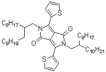 2,5-Bis(2-octyldodecyl)-3,6-di(thiophen-2-yl)pyrrolo[3,4-c]pyrrole-1,4(2H,5H)-dione molecular structure (CAS 1267540-02-2)