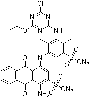 活性蓝 74分子结构 (CAS 12677-16-6)
