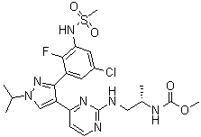 Encorafenib molecular structure (CAS 1269440-17-6)