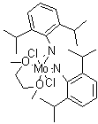 反式-二氯双((2,6-二异丙基苯基)亚氨基)(1,2-二甲氧基乙烷)钼分子结构 (CAS 126949-60-8)