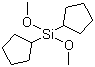 structure of CAS# 126990-35-0, Dicyclopentyldimethoxysilane;Dimethoxydicyclopentylsilane