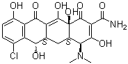 地美环素分子结构 (CAS 127-33-3)