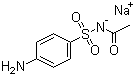 磺胺乙酰钠分子结构 (CAS 127-56-0)