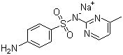 结构式 CAS# 127-58-2, 磺胺甲基嘧啶钠