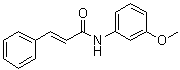 (2E)-N-(3-Methoxyphenyl)-3-phenyl-2-propenamide molecular structure (CAS 127033-74-3)