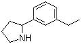 structure of CAS# 1270480-16-4, 2-(3-Ethylphenyl)pyrrolidine