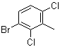 1-Bromo-2,4-dichloro-3-methylbenzene molecular structure (CAS 127049-87-0)