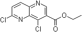 4,6-Dichloro-1,5-naphthyridine-3-carboxylic acid ethyl ester molecular structure (CAS 127094-57-9)