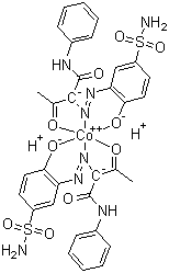 Acid Yellow 151 molecular structure (CAS 12715-61-6)