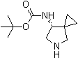 N-(7R)-5-Azaspiro[2.4]hept-7-yl-carbamic acid 1,1-dimethylethyl ester molecular structure (CAS 127199-44-4)