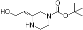 (3R)-3-(2-Hydroxyethyl)-1-piperazinecarboxylic acid 1,1-dimethylethyl ester molecular structure (CAS 1272421-10-9)