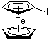 structure of CAS# 1273-76-3, 1-Iodoferrocene;Ferrocenyl iodide; Iodoferrocene