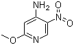 structure of CAS# 127356-38-1, 2-Methoxy-5-nitropyridin-4-amine;4-Amino-2-methoxy-5-nitropyridine