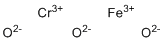 铬铁氧化物分子结构 (CAS 12737-27-8)